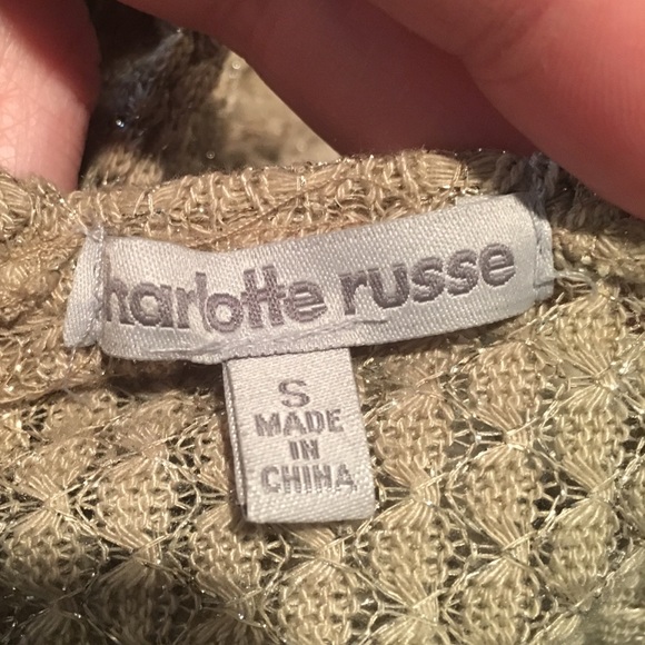 Ultra Comfy! Charlotte Russe Sparkle Knit Top - Picture 4 of 8